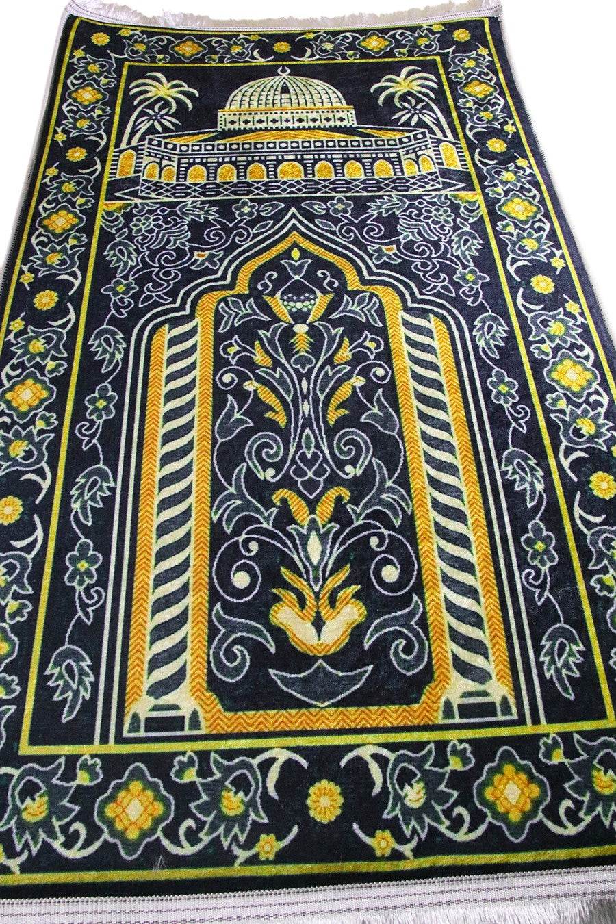 3 CM Süngerli Ortopedik Seccade - Hurma Ağaçlı Medine Temalı Seccade - Carpetella