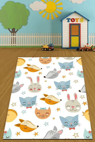 Dijital Baskılı Çocuk Halısı