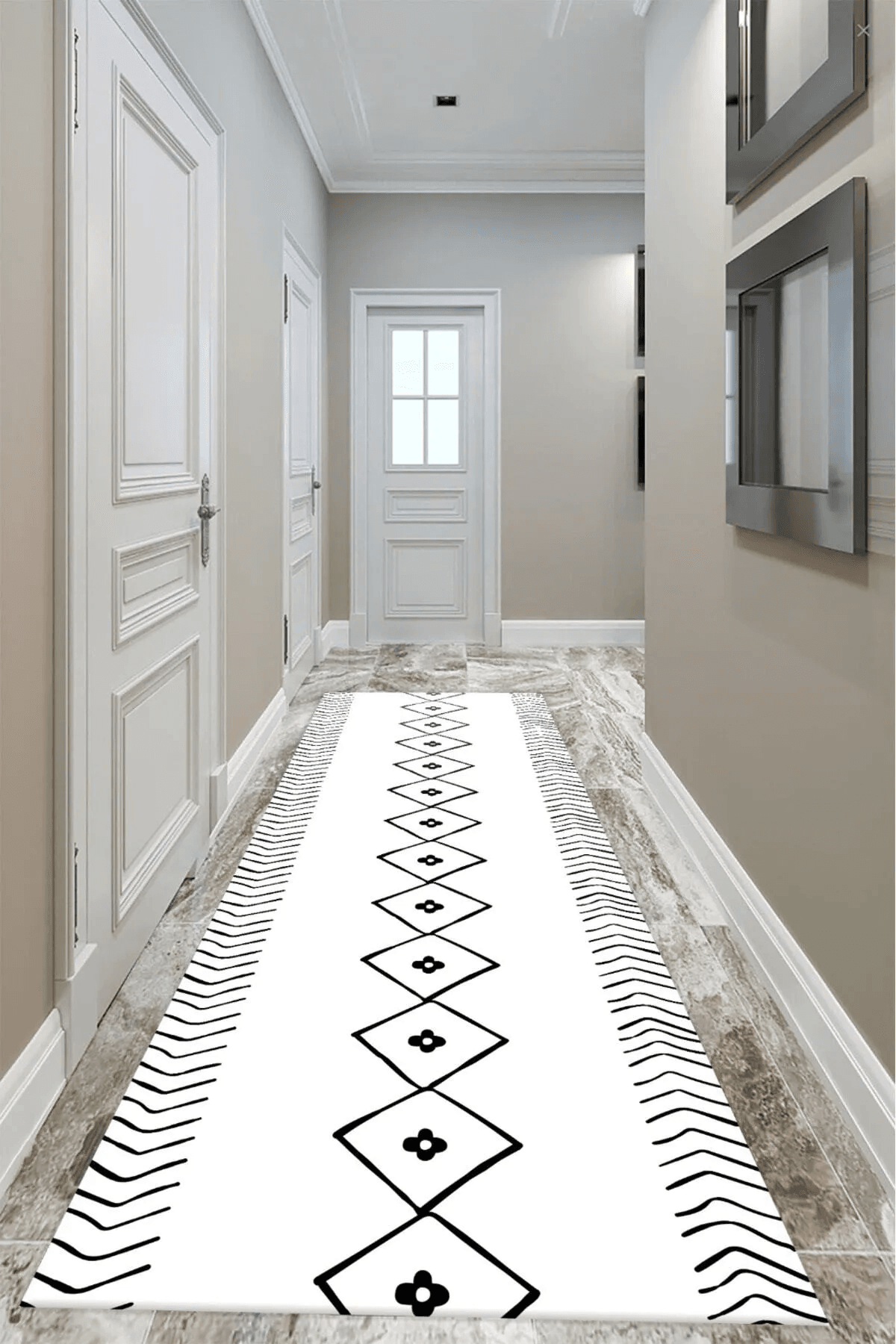 Yolluk Koridor Halısı Dijital Baskılı Tüy Tutmaz Yolluk - Carpetella