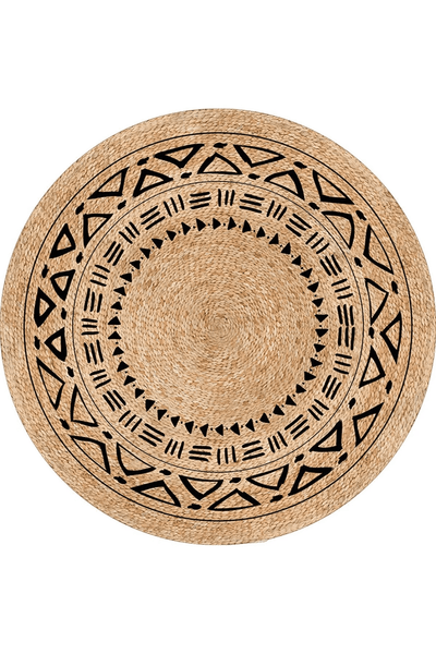 Dijital Baskılı Yuvarlak Halı