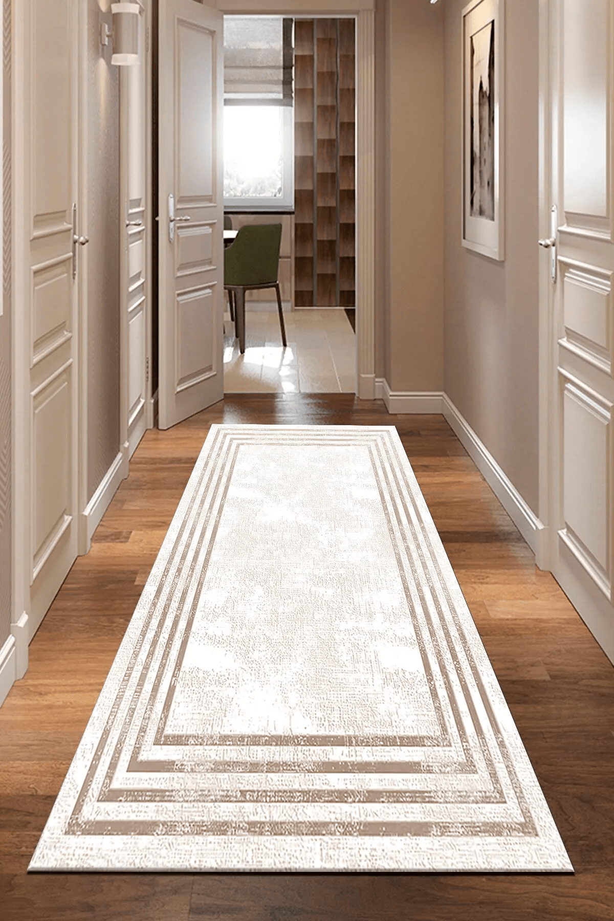 Yolluk Koridor Halısı Dijital Baskılı Tüy Tutmaz Yolluk - Carpetella