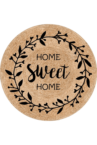 Dijital Baskılı Yuvarlak Halı