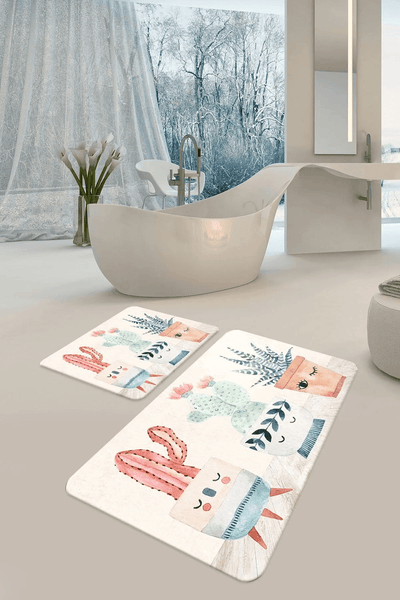 Banyo paspası seti 50x60- 60x90