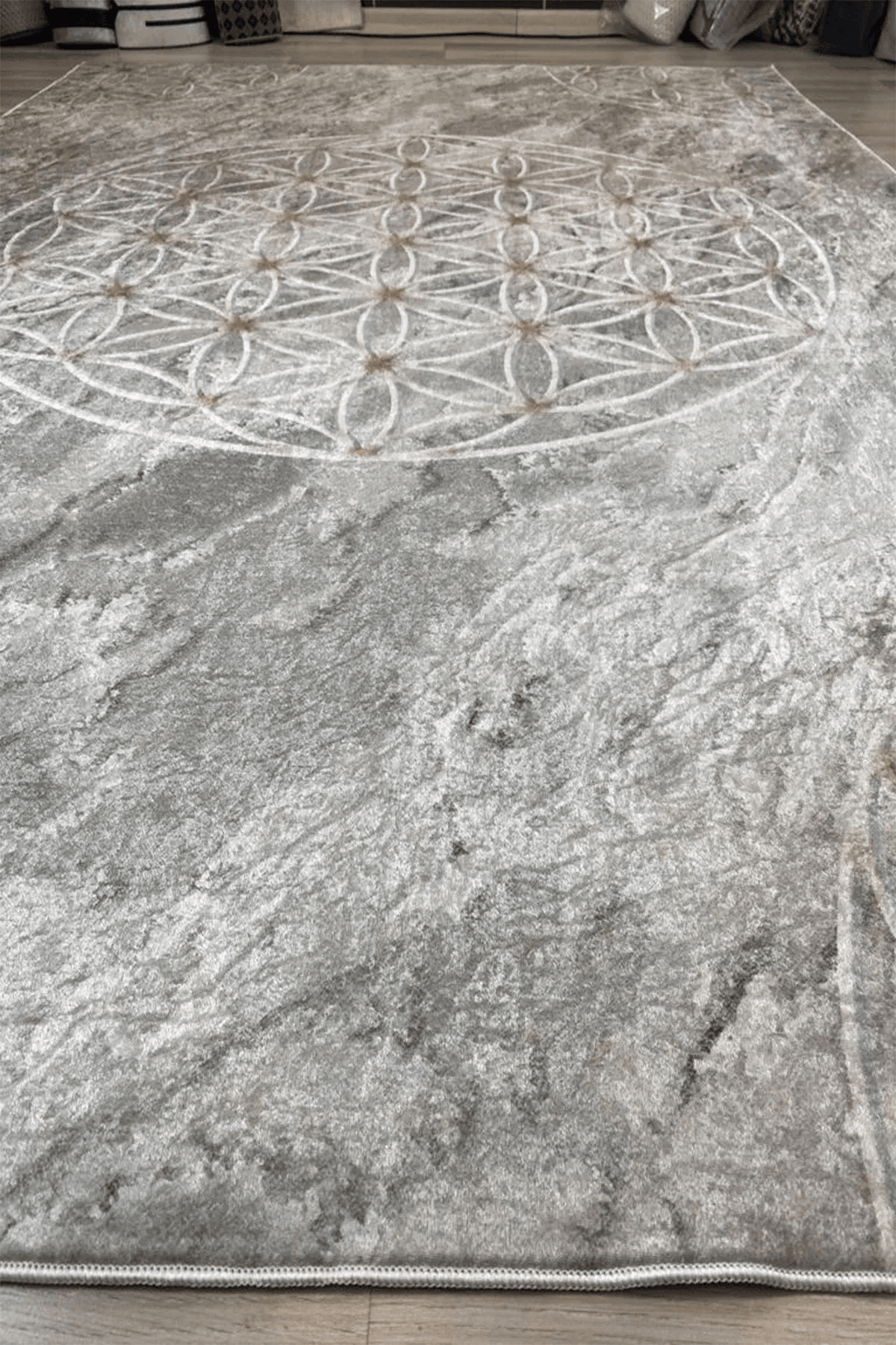 Salon Halısı Dijital Baskılı Antibakteriyel Halı - Carpetella