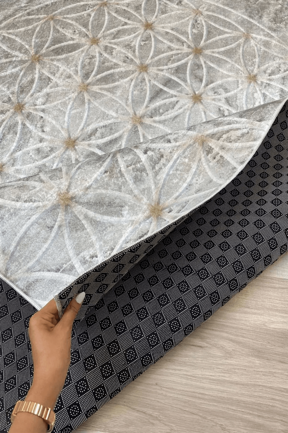 Salon Halısı Dijital Baskılı Antibakteriyel Halı - Carpetella