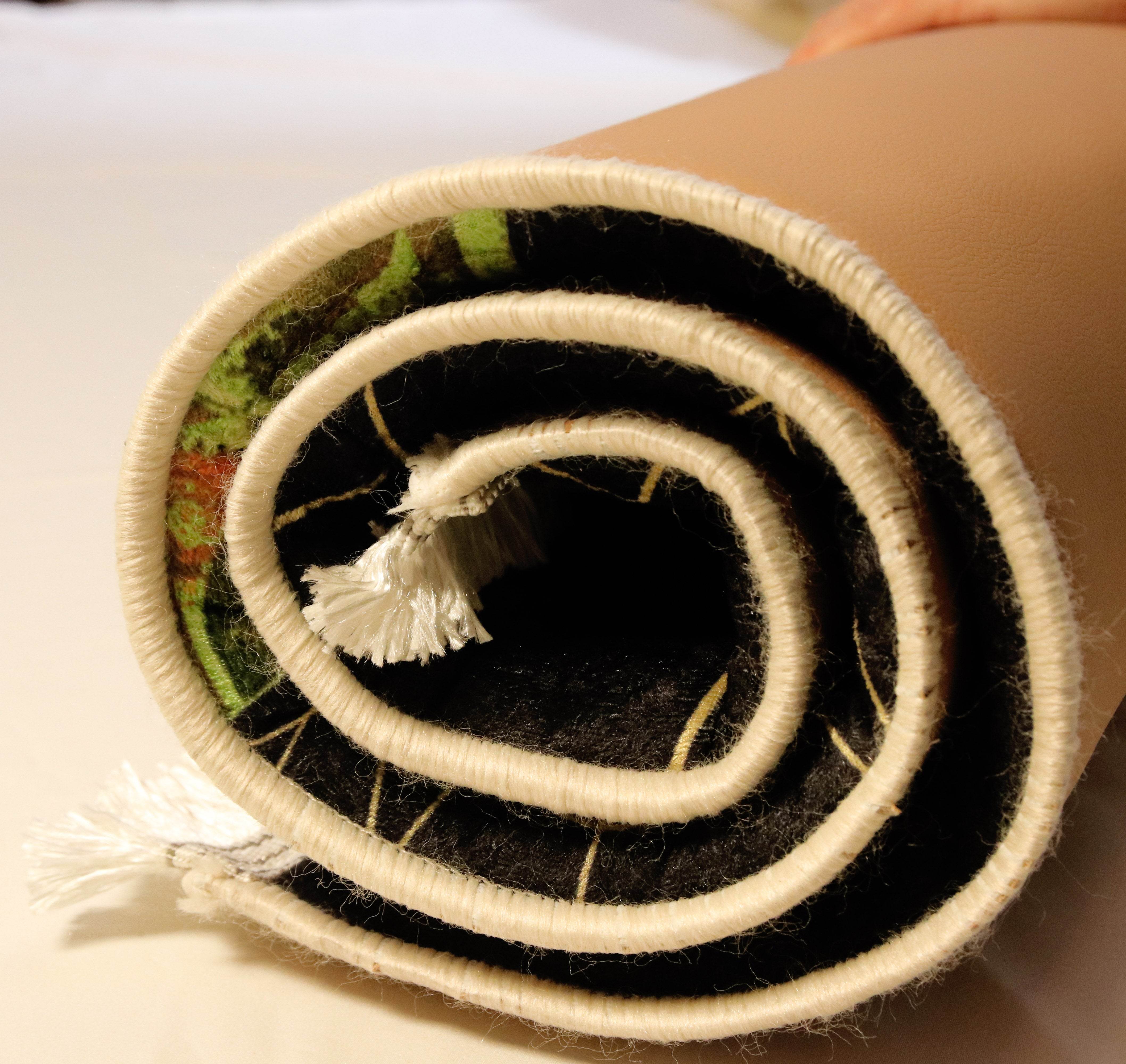 3 CM Süngerli Ortopedik Seccade - Kaymaz Deri Tabanlı Kadife 70x120cm - Carpetella