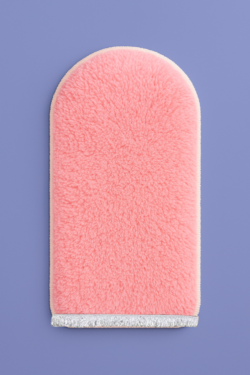 Düz Renk 3 CM Süngerli Peluş Seccade | Pembe Ortopedik 3cm Süngerli