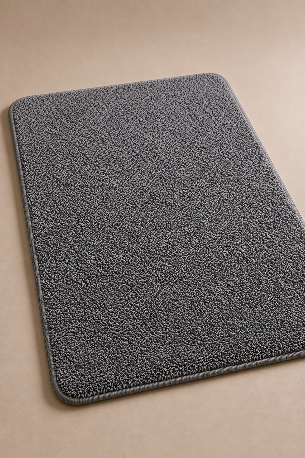 Peluş Kaydırmaz Halı | Salon, Yatak Odası ve Oturma Odası Halısı Gri