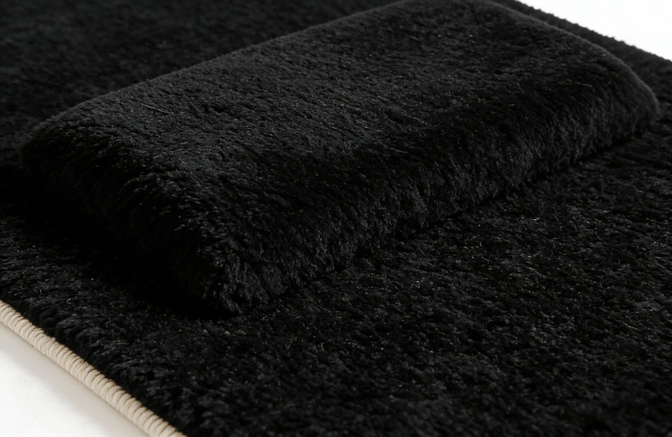 7 CM Ortopedik Ortası Süngerli Diz Ağrıtmaz Siyah Peluş Seccade Namazlık