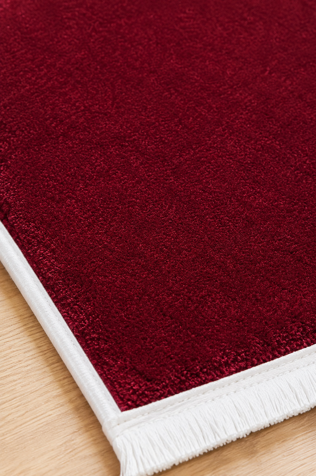 Kadife Seccade Kaymaz Taban - Bordo Gold