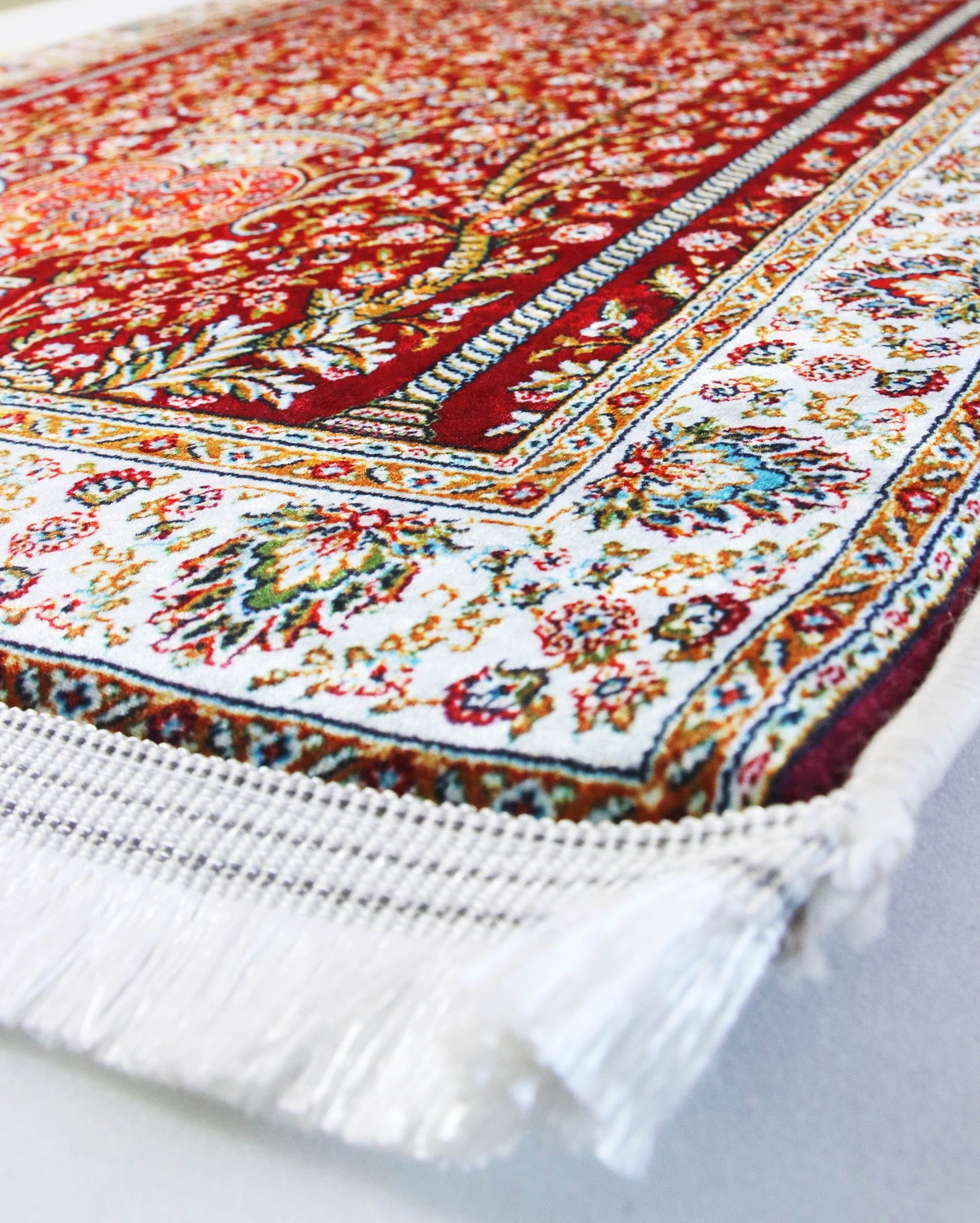 3 CM Süngerli Ortopedik Seccade – Kaymaz Katlanabilir Kadife - Carpetella